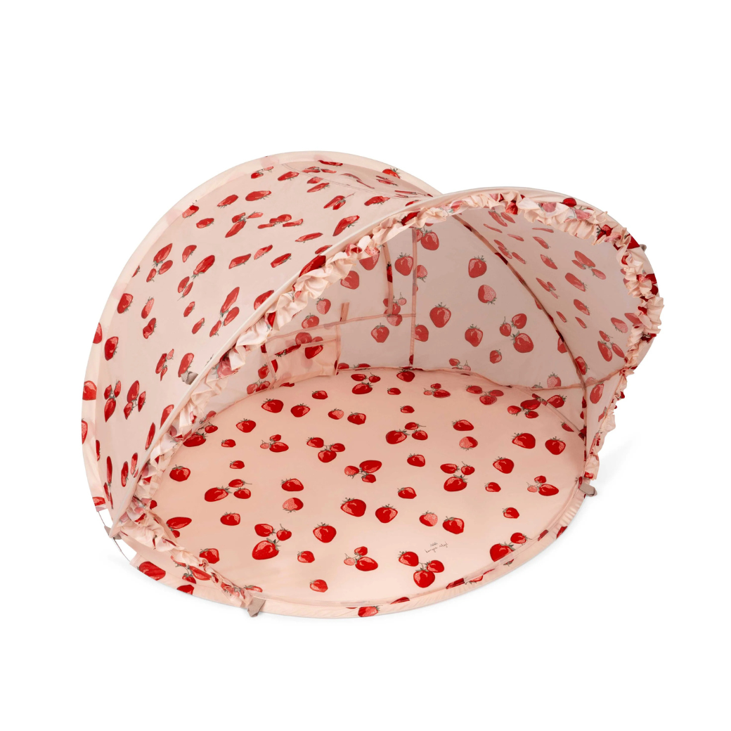 KONGES SLOJD POP UP Plážový stan mini - LACE FRAGOLA ANTI UV 50+