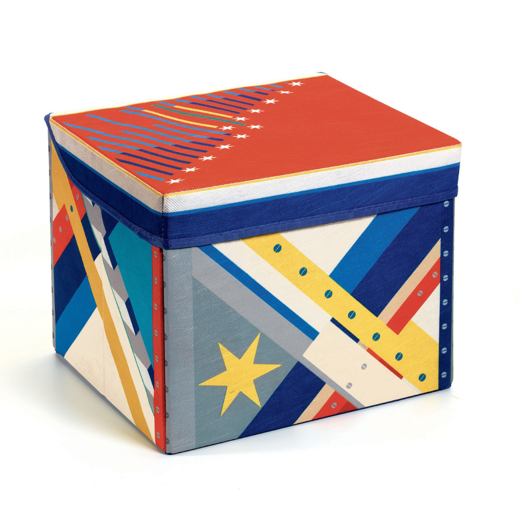 DJECO úložný box a sedátko Raketa