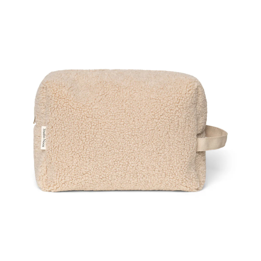 STUDIO NOOS Toaletní taštička Ecru Teddy