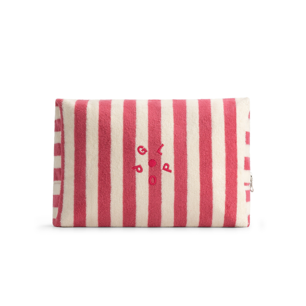 GRAY LABEL Pouzdro POP Terry GOTS Cherry - Cream