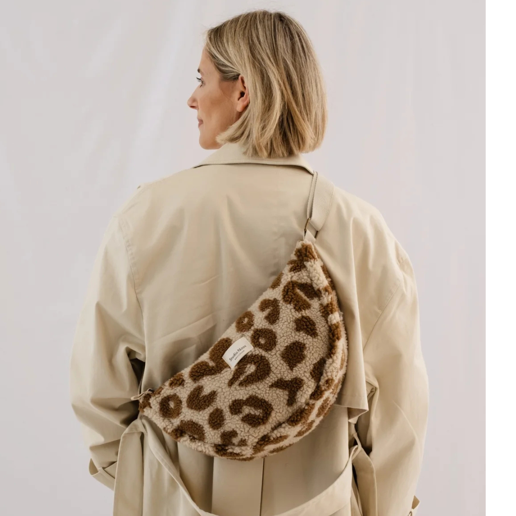 STUDIO NOOS Ledvinka - Ecru Leopard