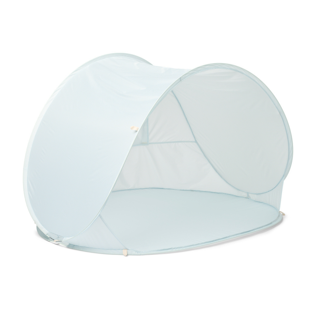 LIEWOOD POP UP Plážový stan Cassie - Pure sky / creme de la creme stripe