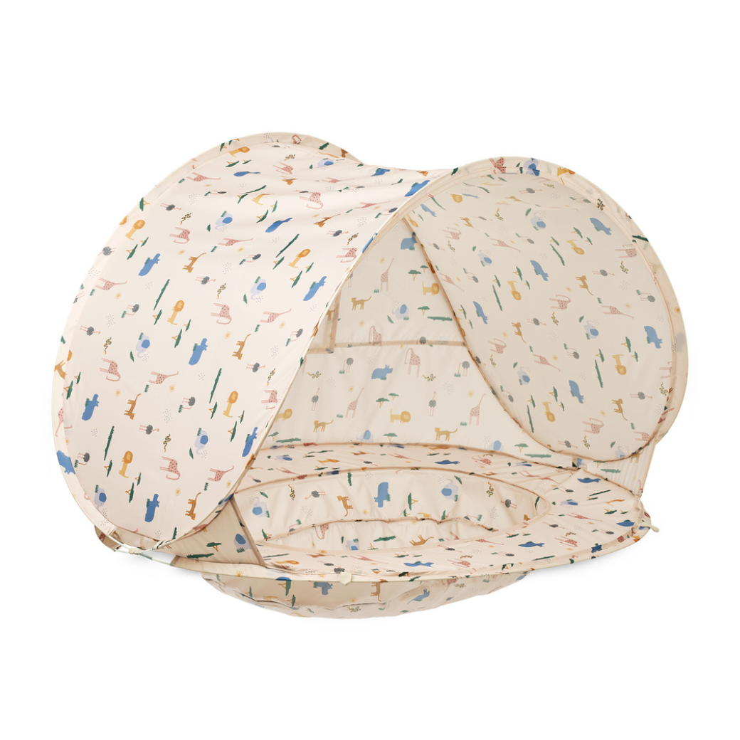 LIEWOOD POP UP Stan s bazénkem Everett - Safari sandy mix UV 40+