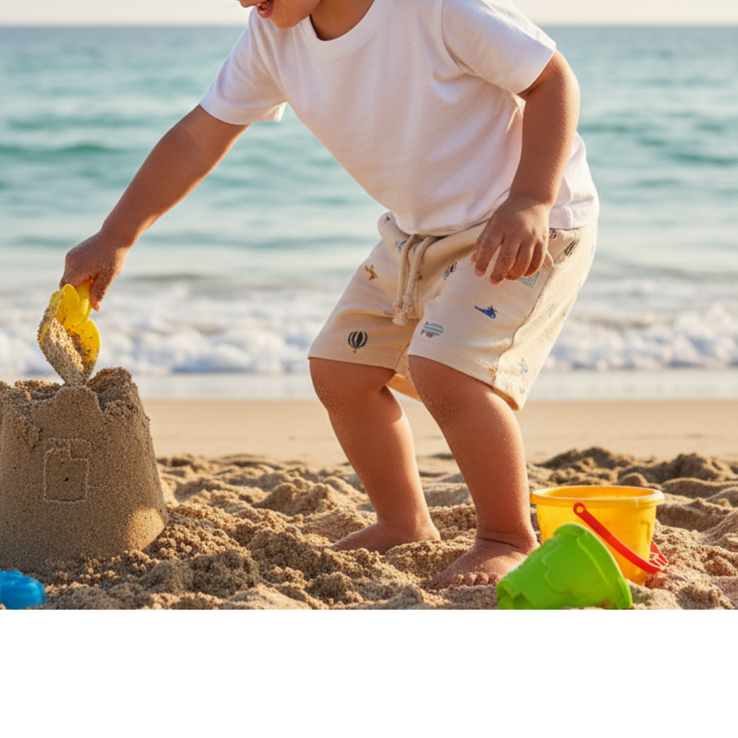 LIEWOOD Kraťasy Gram - Aviator / Ecru Velikost: 110