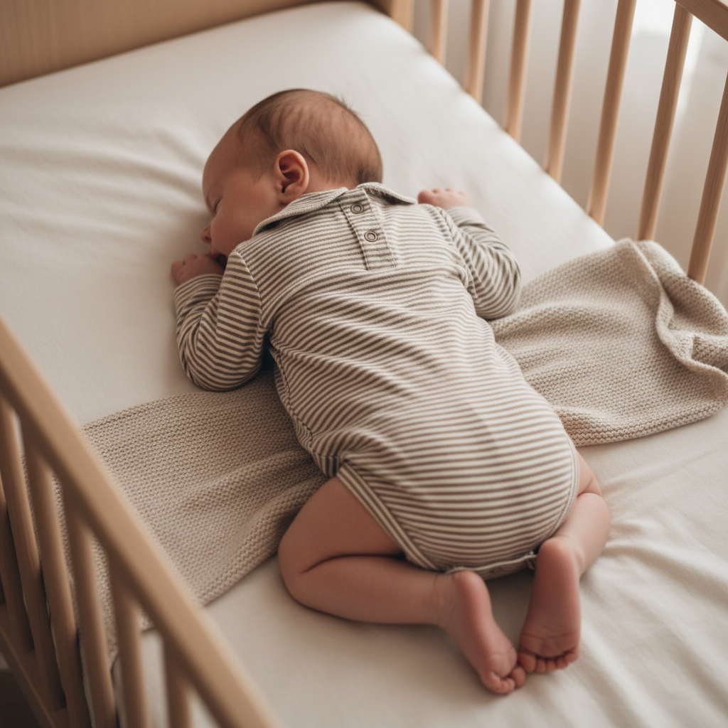 GRAY LABEL Body pro miminka s límcem GOTS - New Fit Woody - Cream Velikost: 3-6m