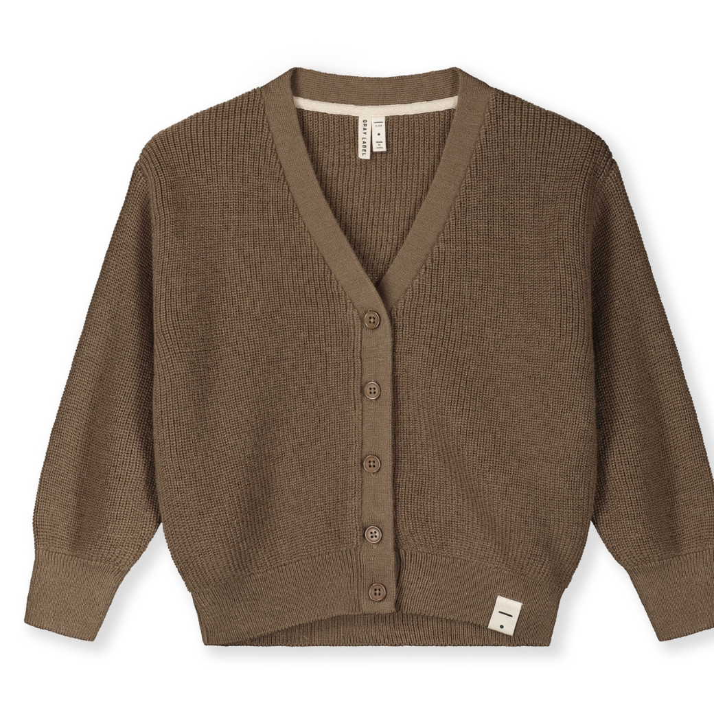 GRAY LABEL Pletený kardigan z merino vlny - Woody Velikost: 7-8Y