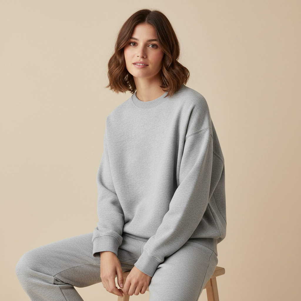 GRAY LABEL Mikina Adult GOTS - New Fit - Grey Melange Velikost: M