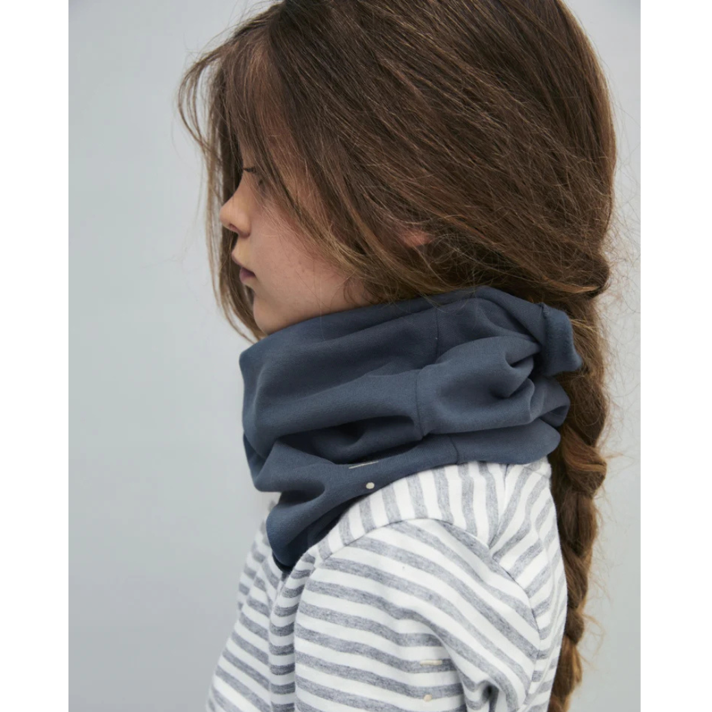 GRAY LABEL Nákrčník GOTS -  Blue Grey