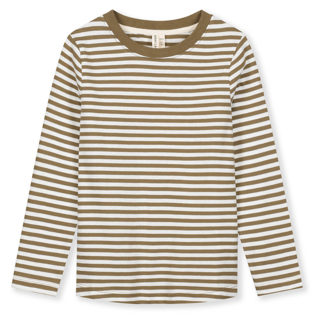 GRAY LABEL Triko L/S GOTS - New Fit - Woody - Cream Velikost: 5-6y
