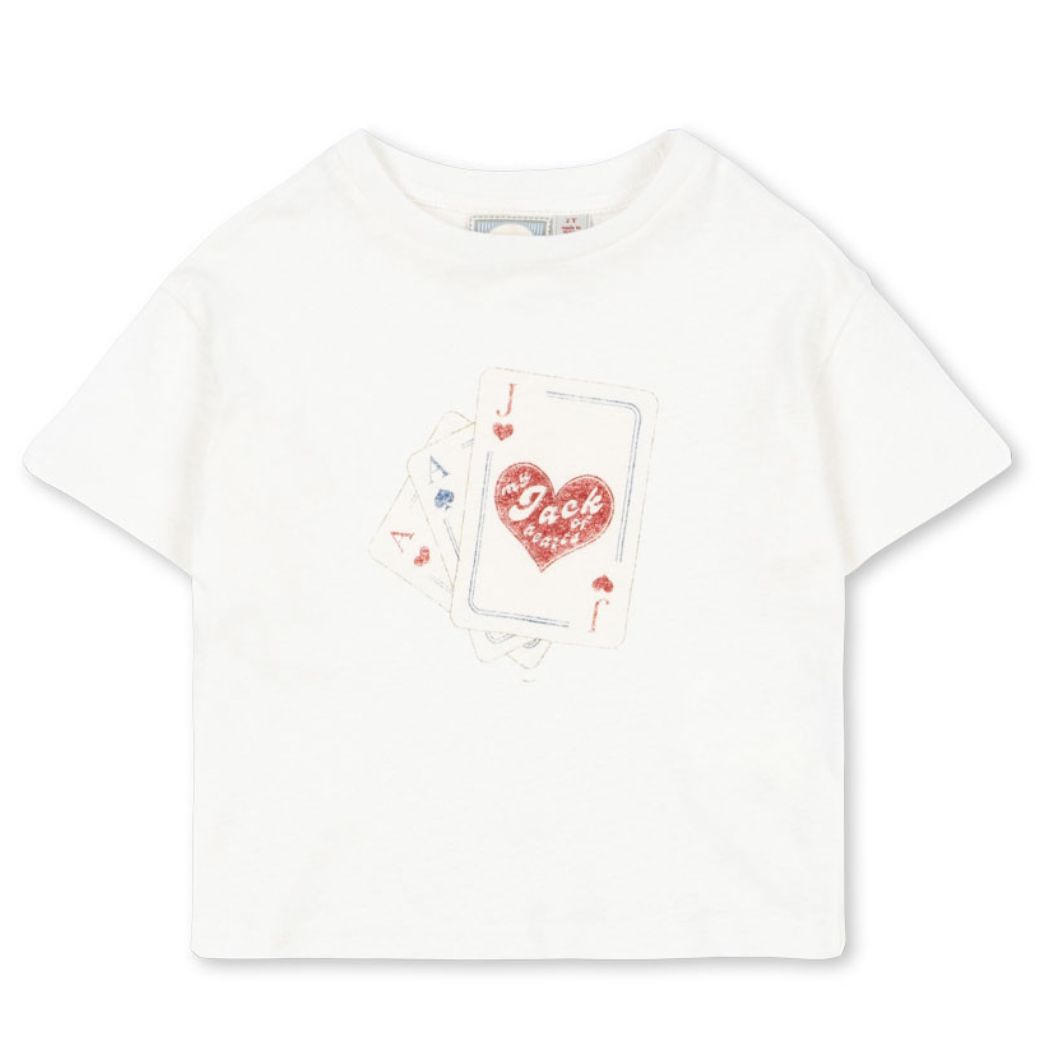 KONGES SLOJD x RHW Triko JACK - ANTIQUE WHITE Velikost: 18m