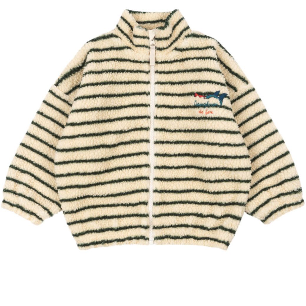 KONGES SLOJD x RHW Fleecová bunda ERBA - STRIPE Velikost: 18m