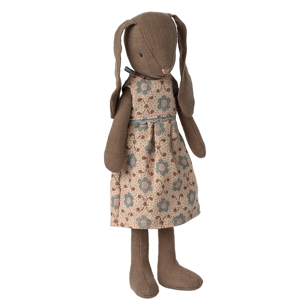 MAILEG Zajíček size 2 - Brown - Dress