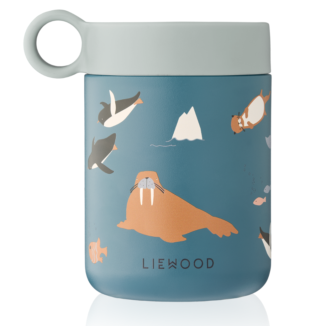 LIEWOOD Termoska na jídlo Kiani - Arctic Sea /  Ocean view