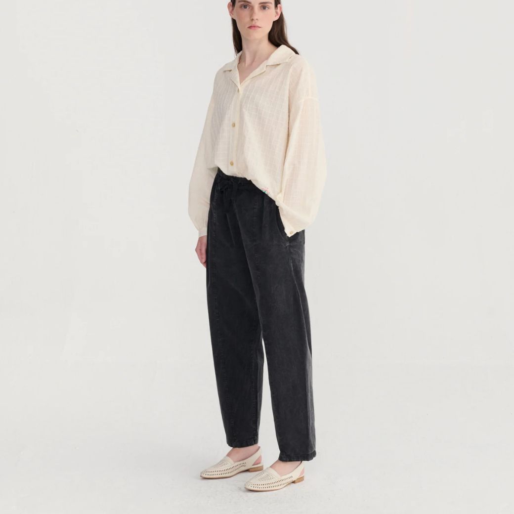 BOBO CHOSES Dámské slouchy kalhoty - DARK HEATHER GREY Velikost: S