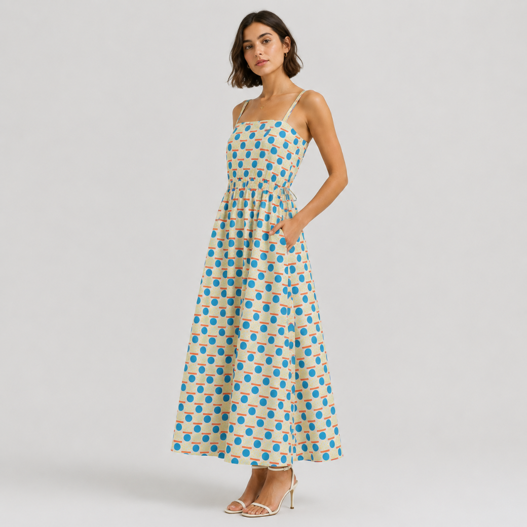 BOBO CHOSES Dámské šaty Geometric - MULTICOLOR Velikost: M