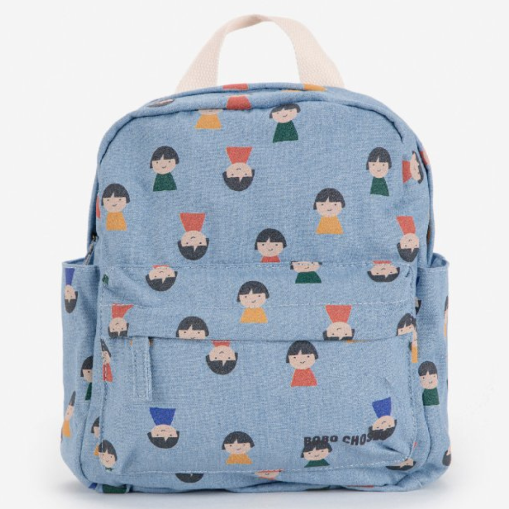 BOBO CHOSES Batoh Game Pawns all over - LIGHT BLUE