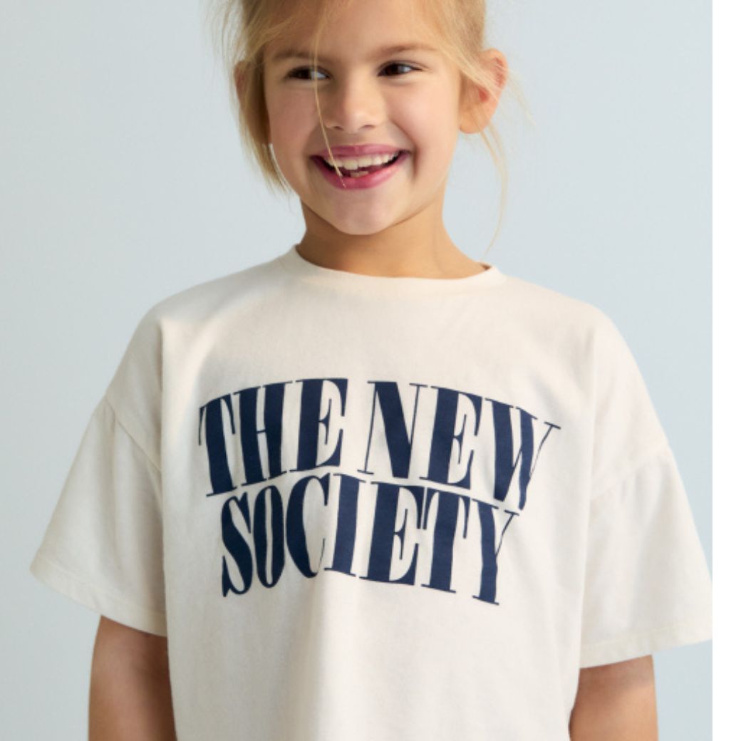THE NEW SOCIETY triko  Mica Moonlight White Velikost: 6y