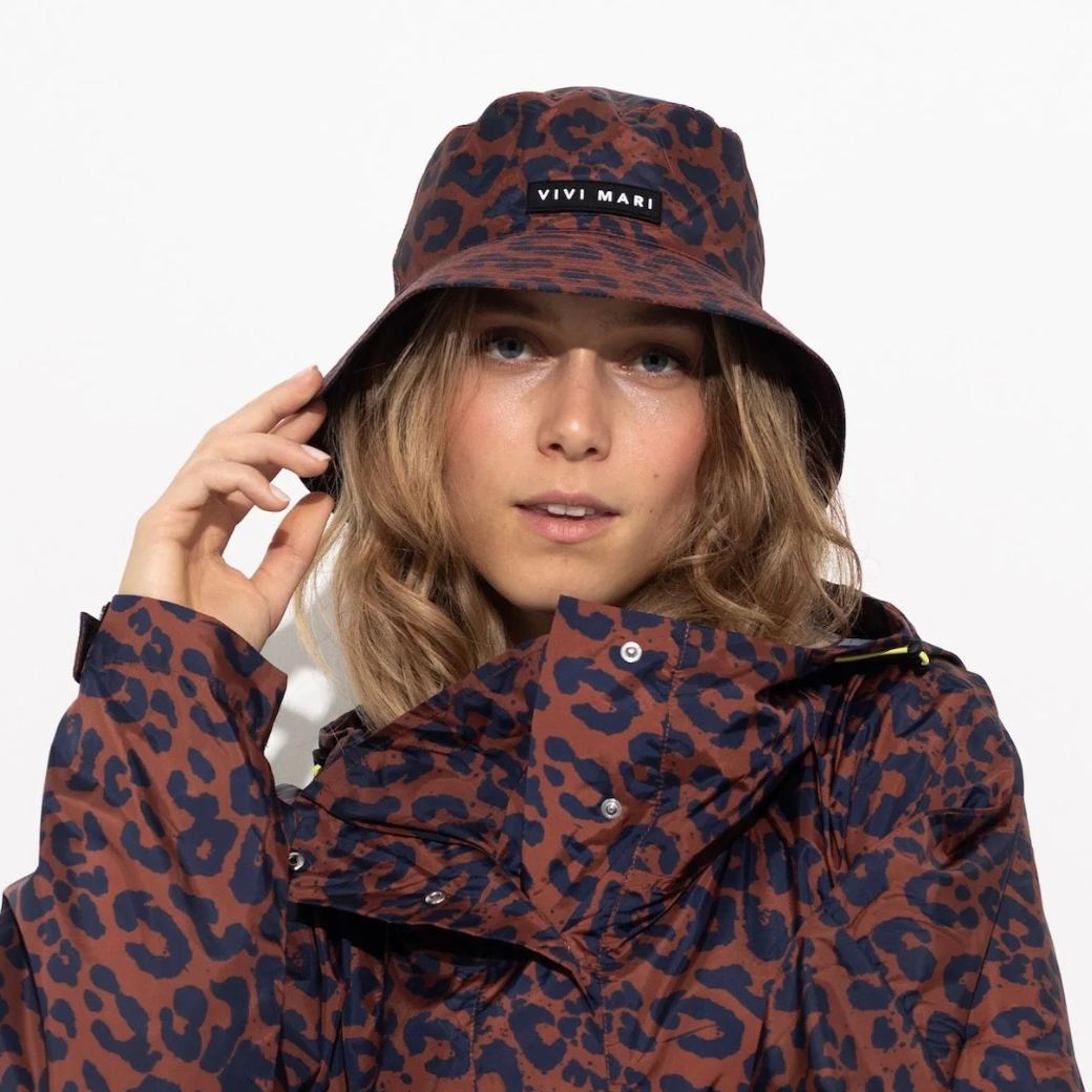 VIVI MARI Klobouk do deště Leo splashes Navy/rust