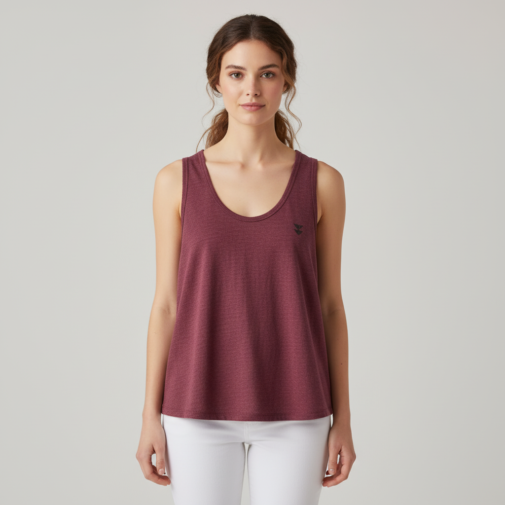 SISTERS DEPARTMENT Dámský top - Aubergine linen Velikost: S
