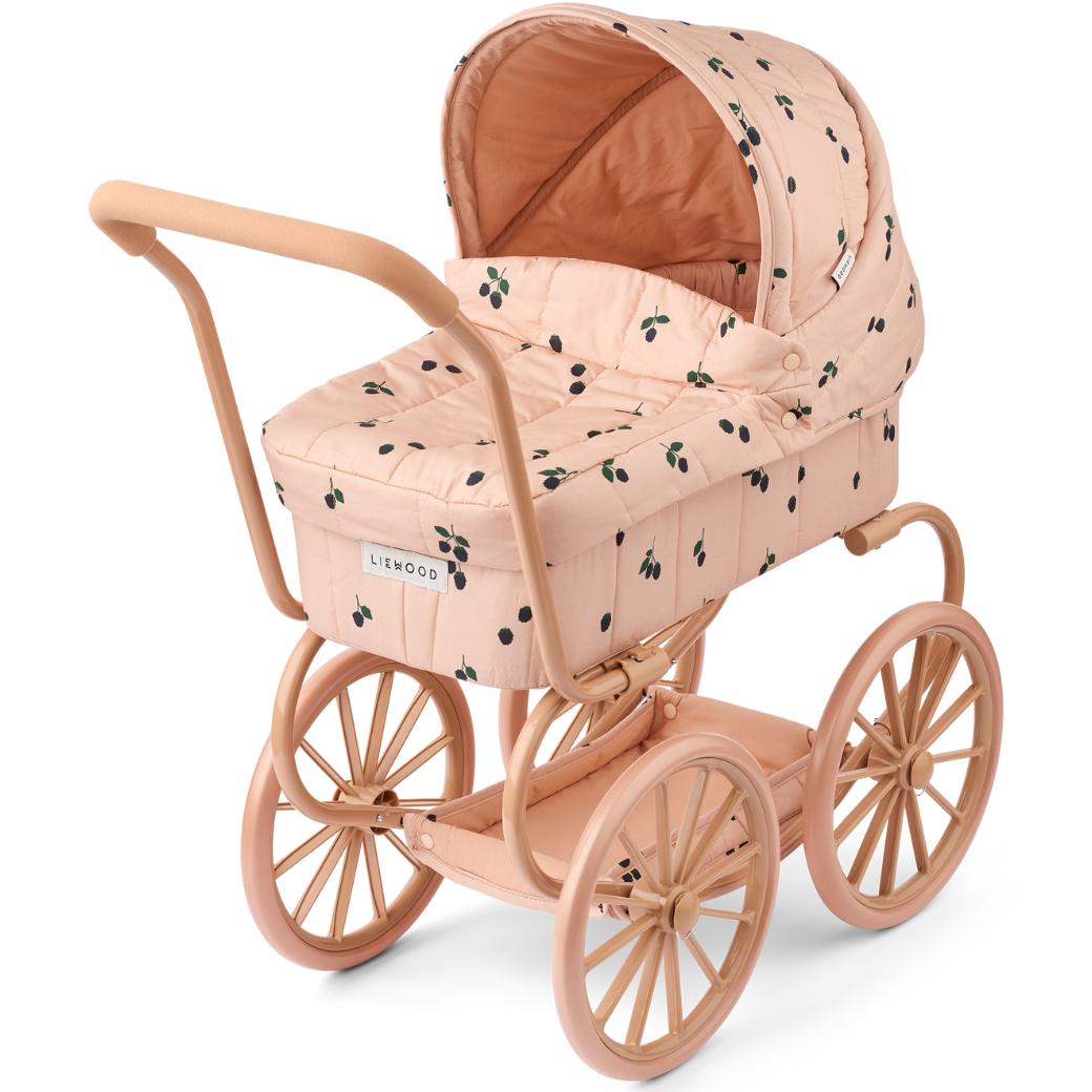 LIEWOOD Kočárek pro panenky Adaline - Berry / Pale Tuscany