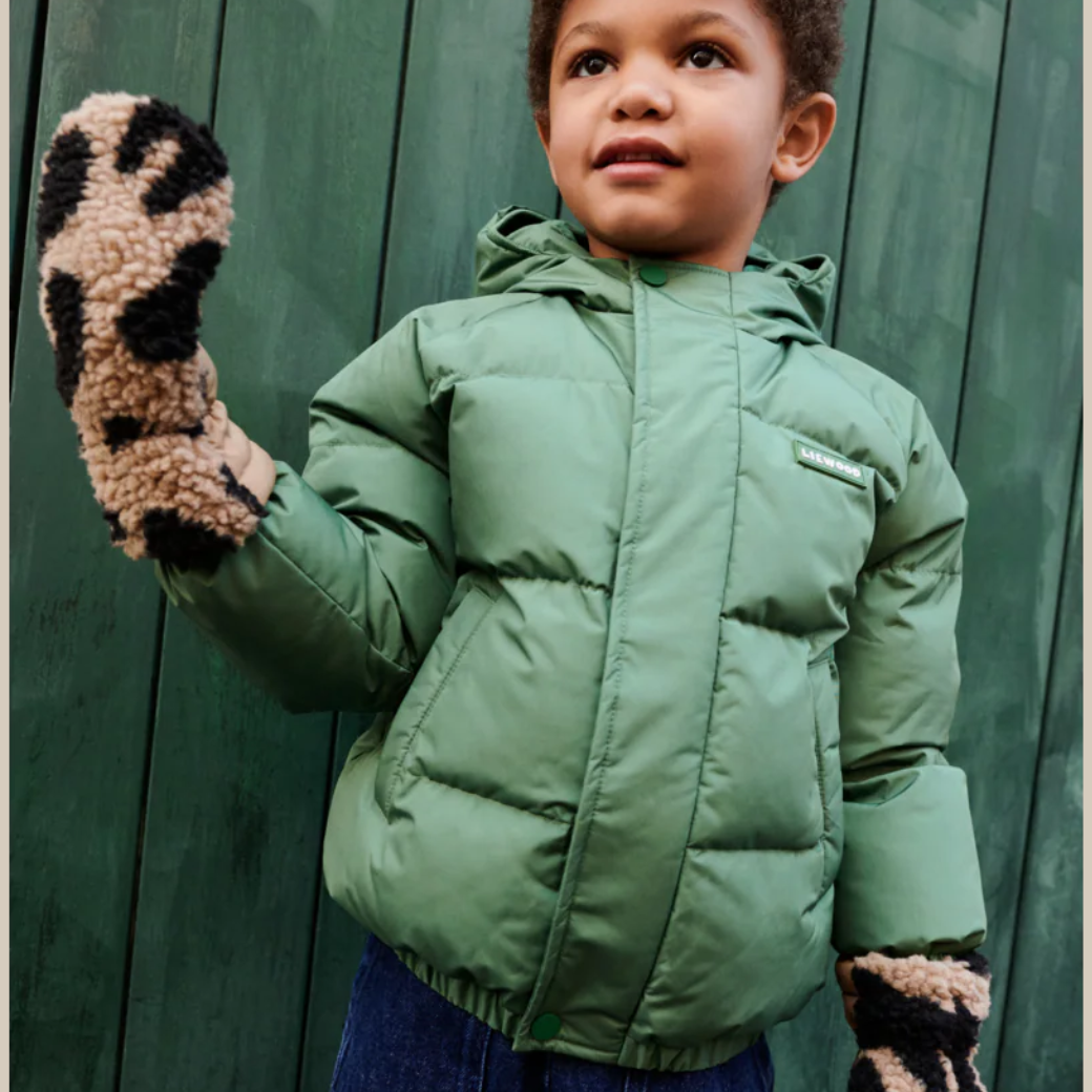 LIEWOOD Péřová bunda Adelina - Dusty ivy Velikost: 3y