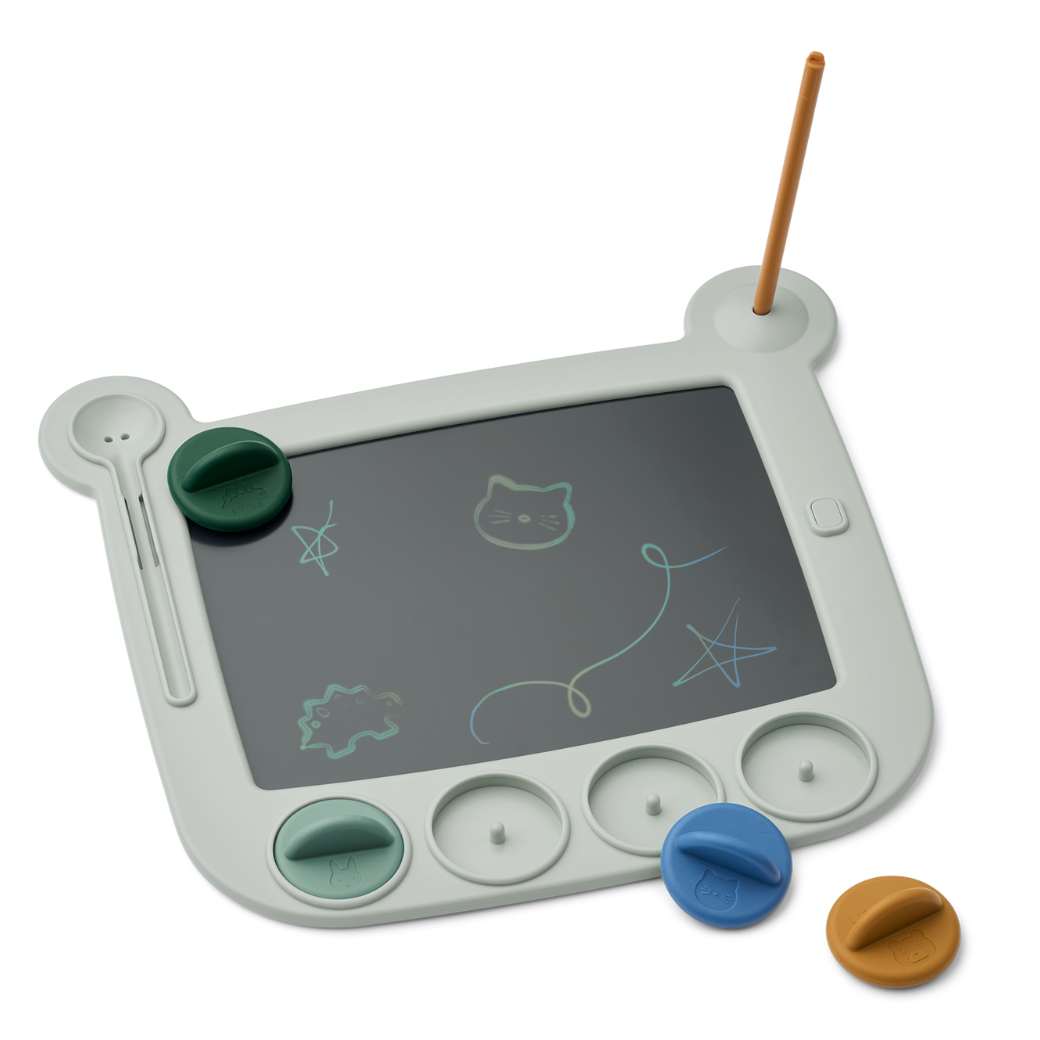 LIEWOOD Kreslící tabule Venzora LCD - Dove blue multi mix