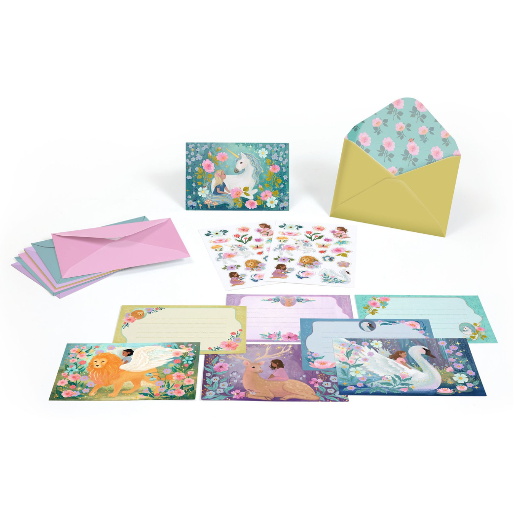 DJECO -CARTES D’INVITATION - Wonderful creatures letter
box - FSC MIX - FSC MIX