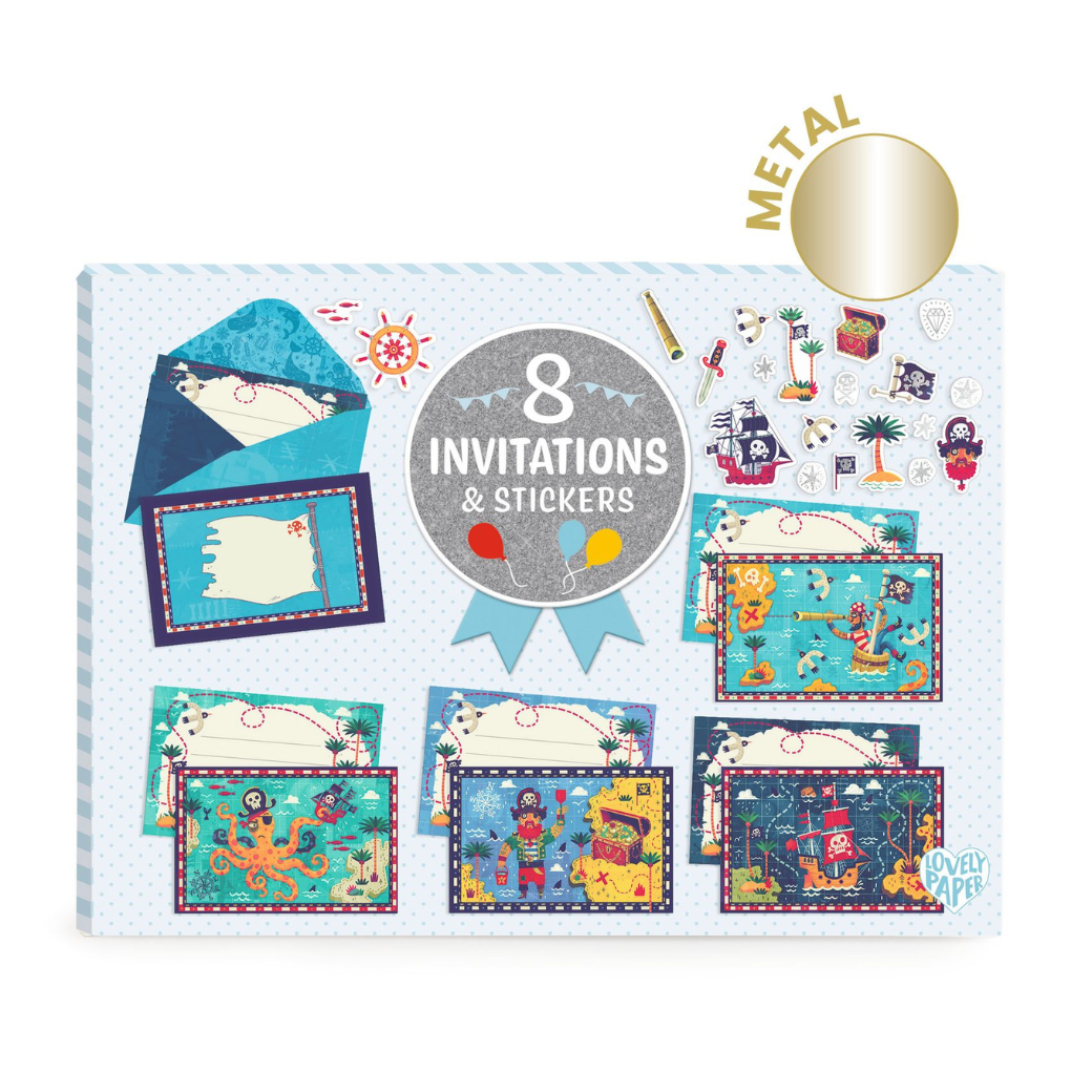 DJECO -CARTES D’INVITATION - All Aboard ! Letter Box -
FSC MIX - FSC MIX