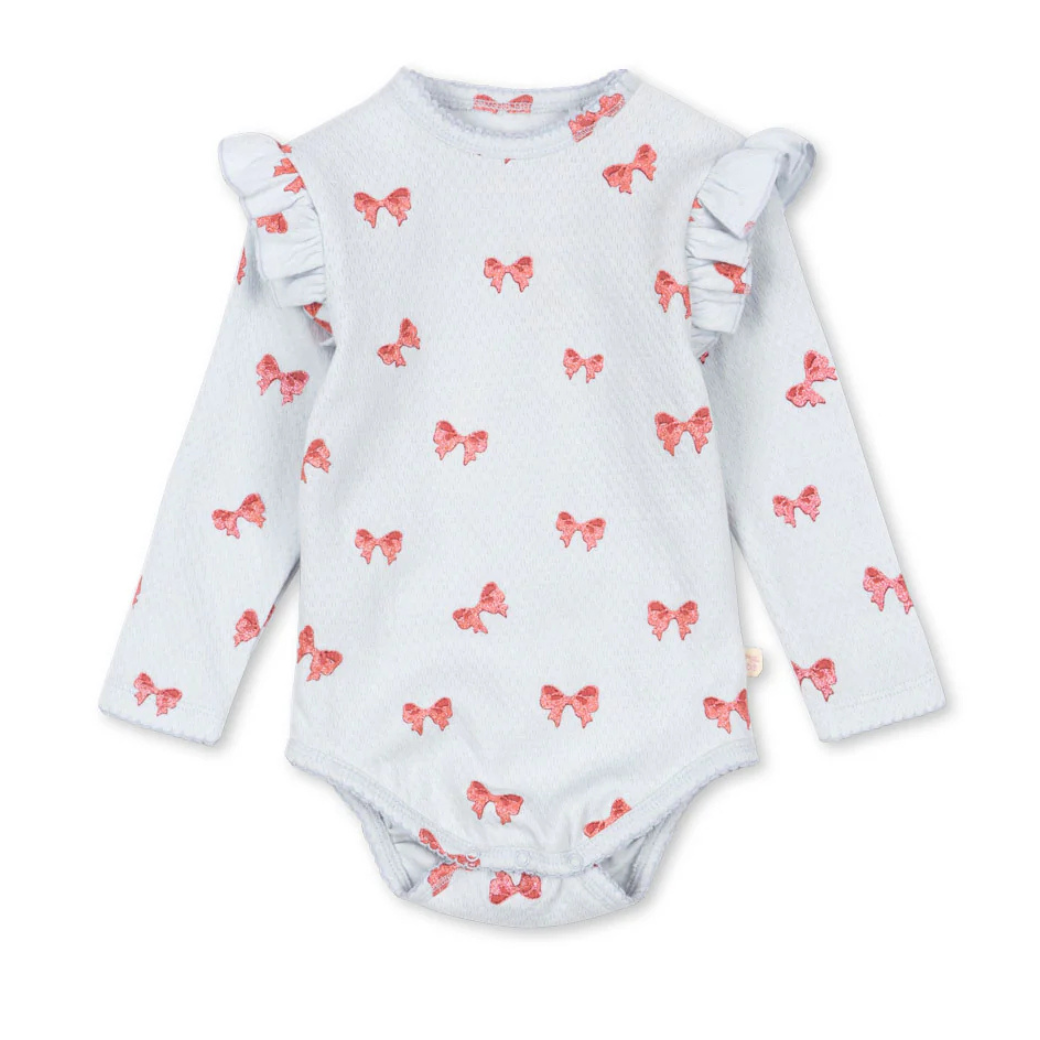 KONGES SLOJD Body SUI - ROSIA BLUE BOW Velikost: 9m