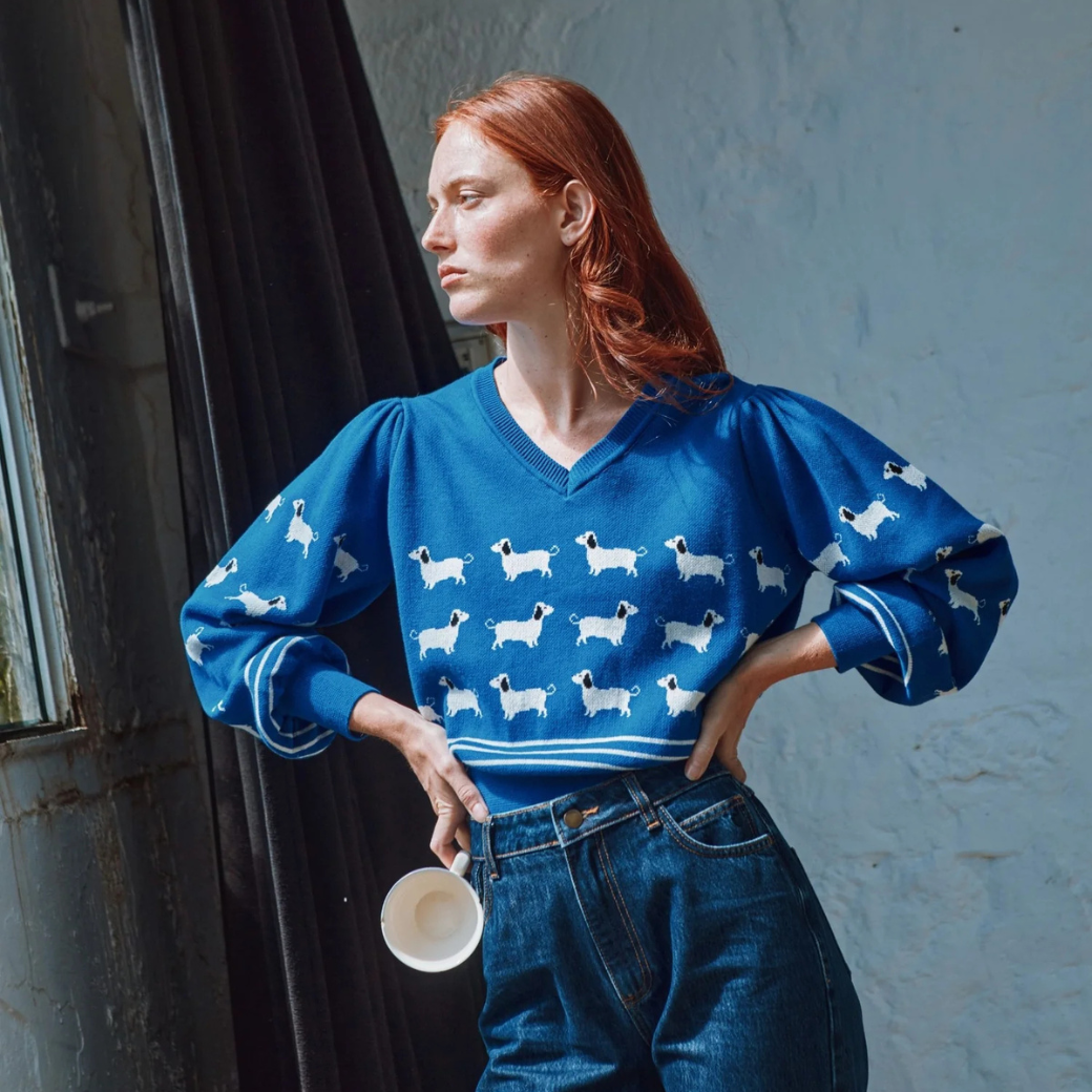 EMILE ET IDA Svetr CALI - ROYAL Velikost: S