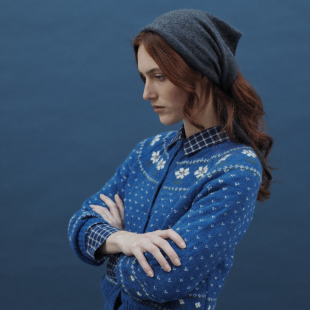 EMILE ET IDA Kardigan CAMOMILLE - JACQUARD Velikost: S