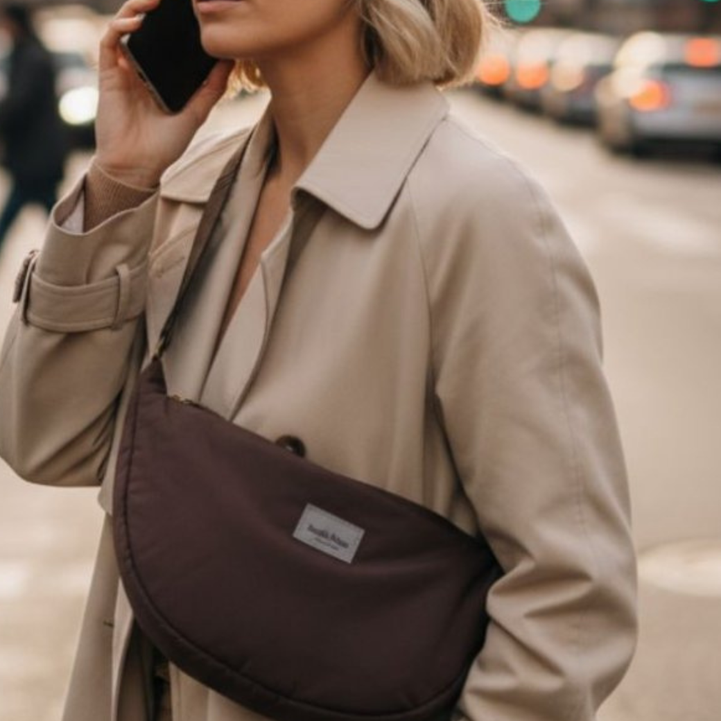 STUDIO NOOS Ledvinka Puffy - Brown