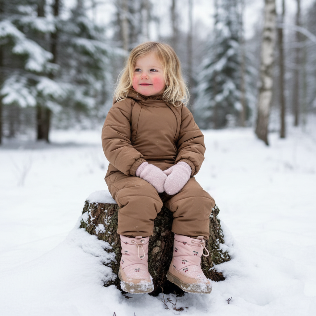 KONGES SLOJD Sněhule STORMA - CHERRY BLUSH Velikost: 27