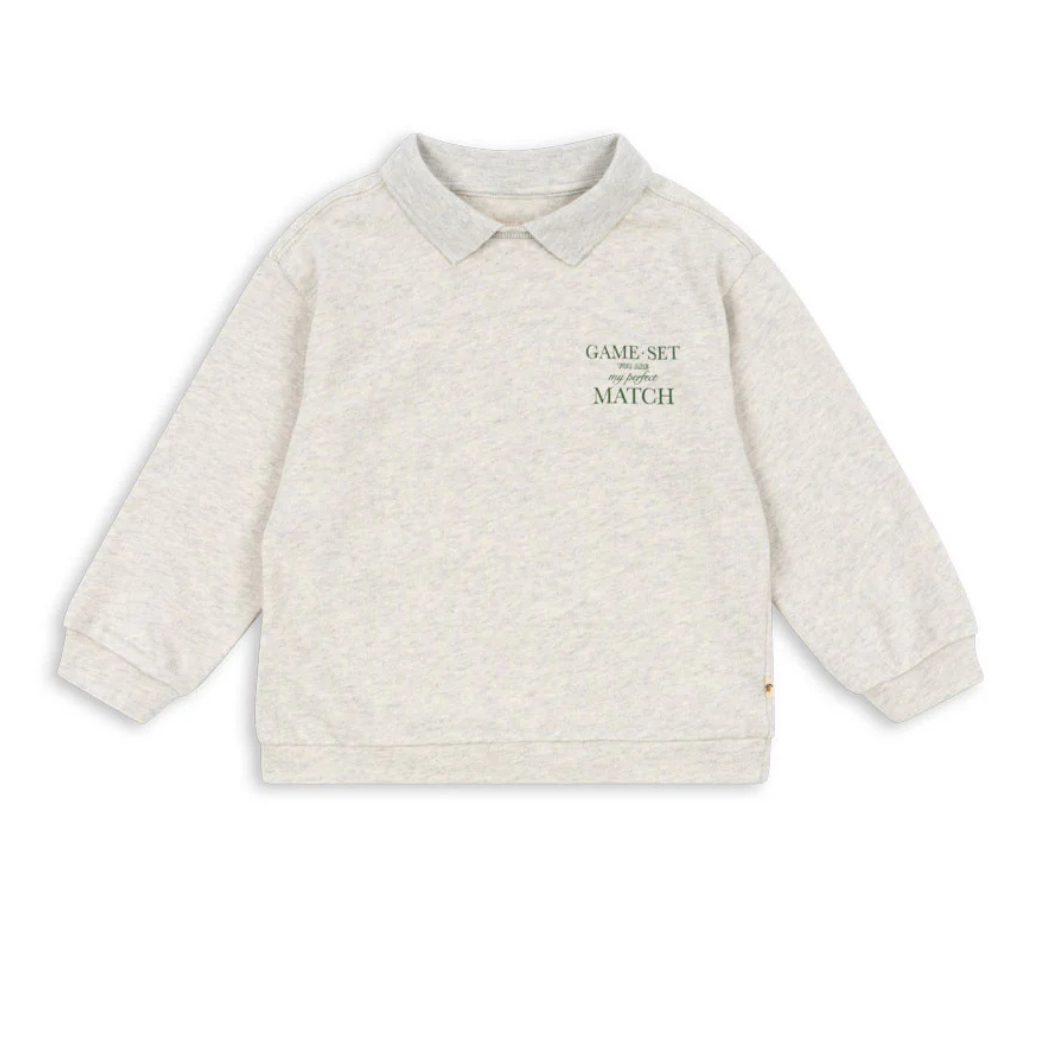 KONGES SLOJD Polokošile SPOTTY - OFF WHITE MELANGE Velikost: 4y