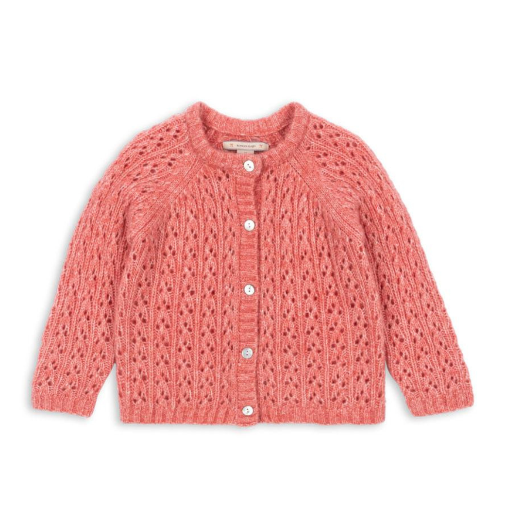 KONGES SLOJD Kardigan ISA - PINK Velikost: 5-6y