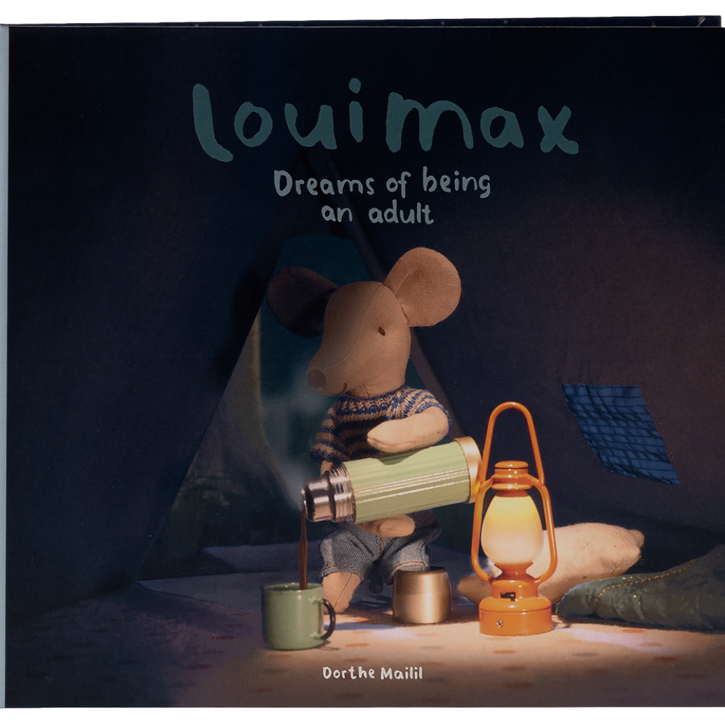 MAILEG Kniha LouiMax - Dreams of being an adult ENG