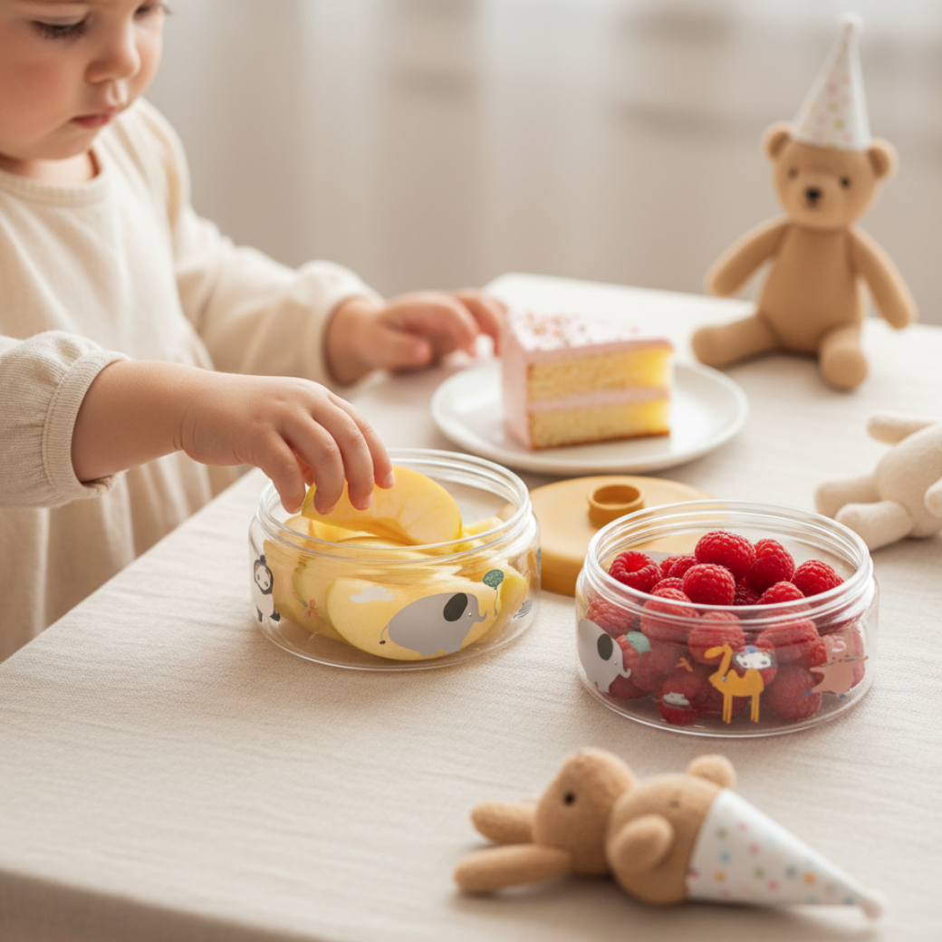 LIEWOOD Krabičky na jídlo Dominique 2 ks - Around the world / Sandy