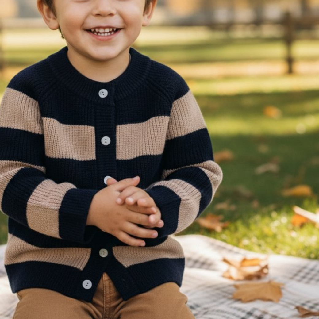KONGES SLOJD Kardigan - STRIPE Velikost: 5-6y