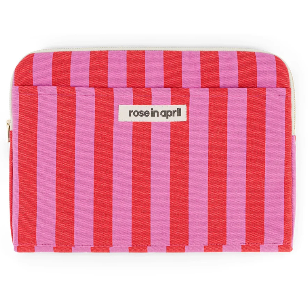 ROSE IN APRIL Obal na notebook 13/14' Octave - Stripes Orchid / Red