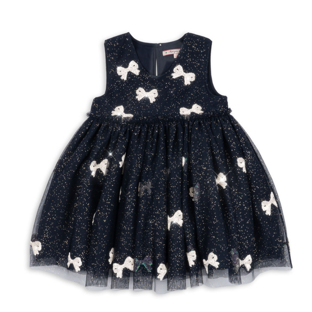 KONGES SLOJD Šaty YVONNE -  BOWIE NIGHT SKY SEQUIN Velikost: 3y