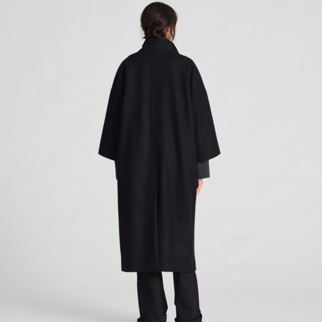 GAI+LISVA Kabát Nete Coat - Black Velikost: M