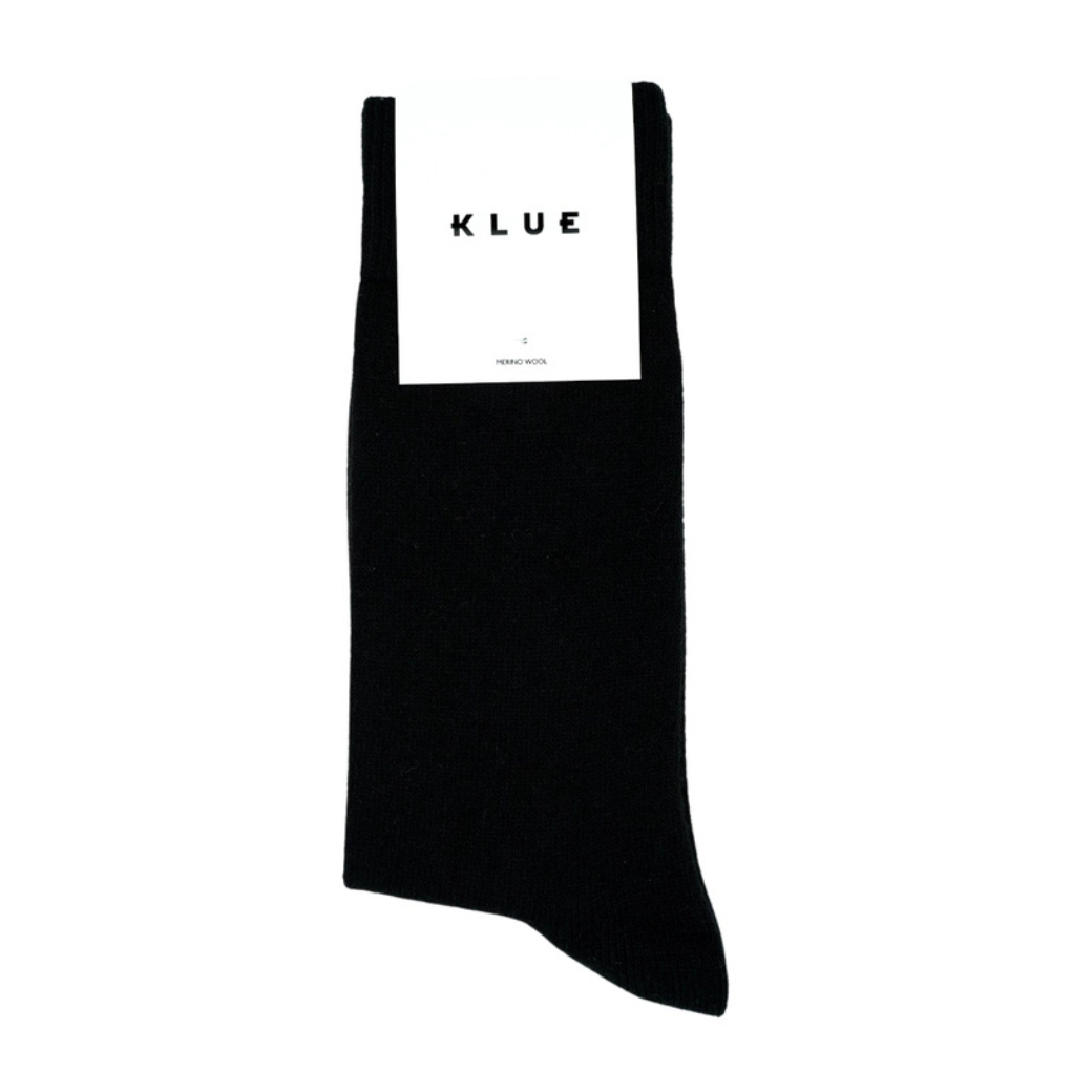 KLUE Ponožky Merino Black 36-40