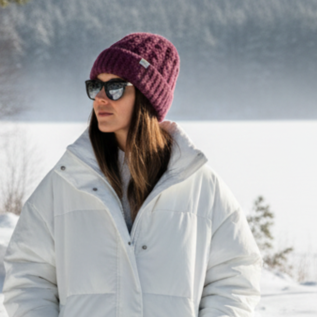 BARTS Zimní čepice Tangalle - Aubergine