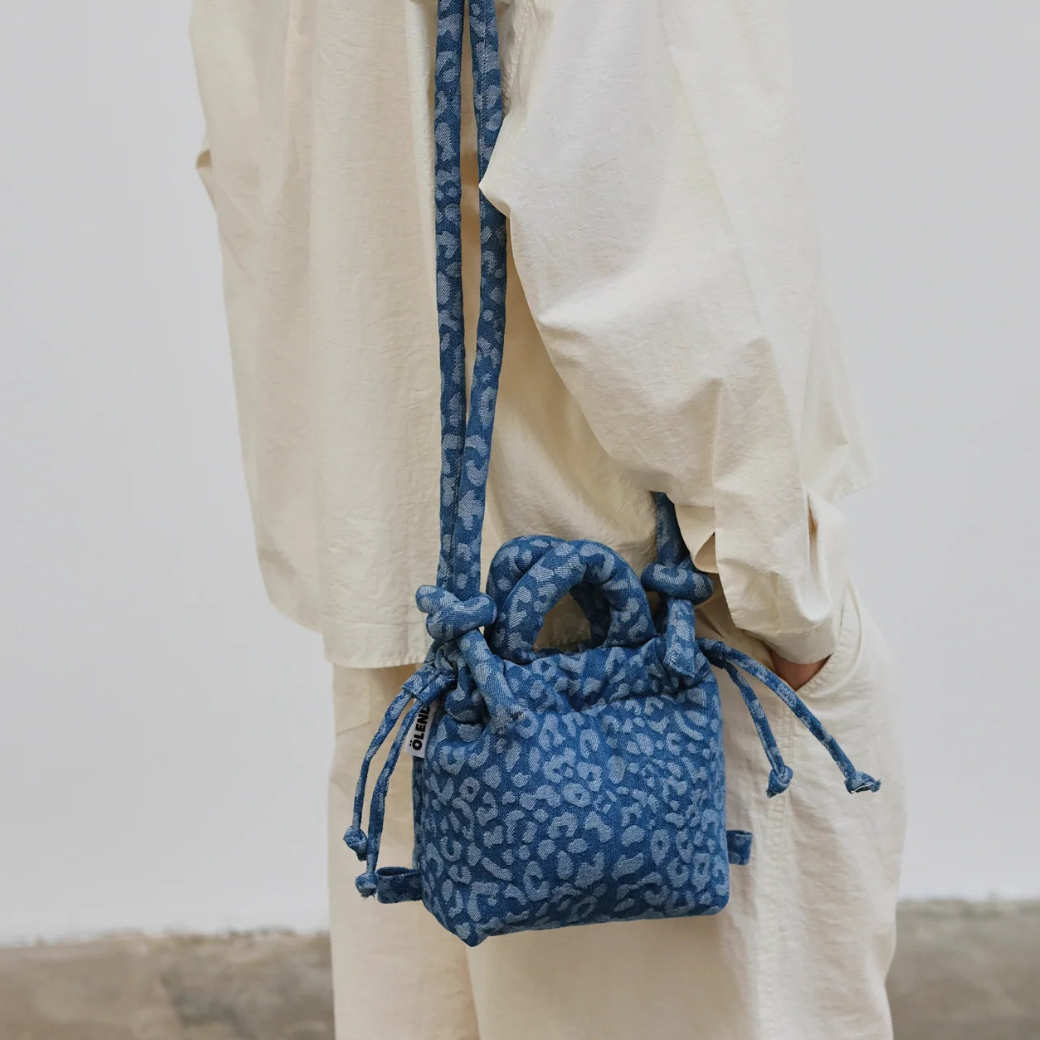 ÖLEND Taška Micro Ona Soft - Leopard Denim