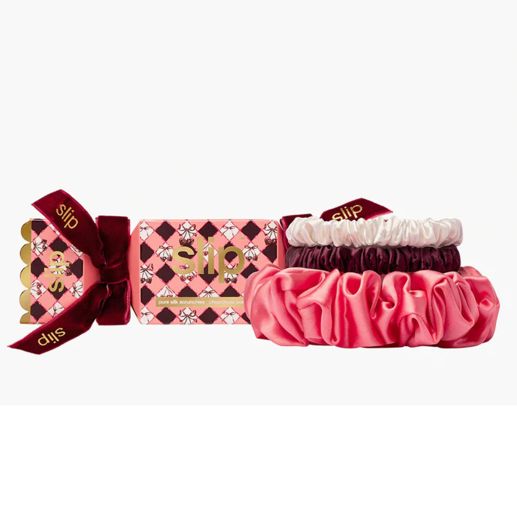 SLIP Hedvábné gumičky Sweetheart Scrunchie Cracker