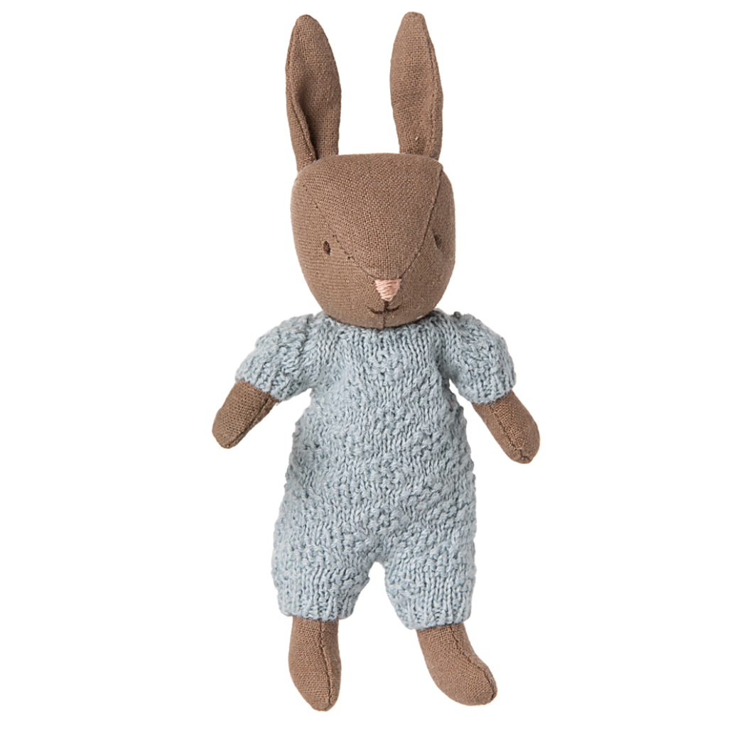 MAILEG Králíček Micro - Brown/Blue S25