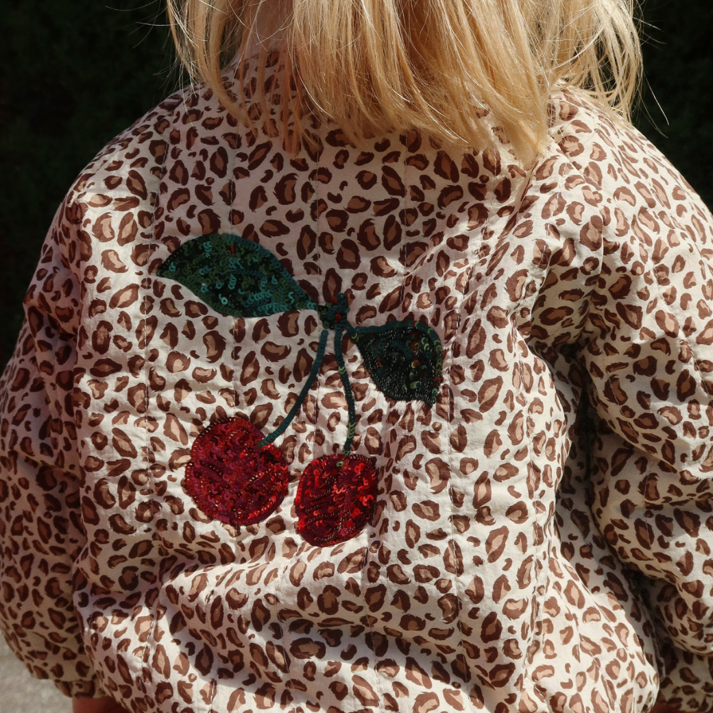 KONGES SLOJD Bomber JUNO PRINTED SEQUIN - LEO Velikost: 4y