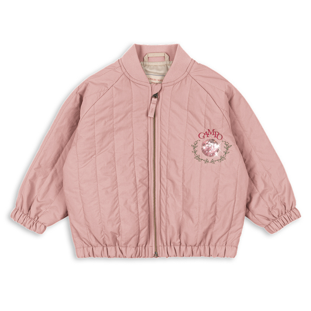 KONGES SLOJD Bomber JUNO SEQUIN - MELLOW ROSE Velikost: 3y