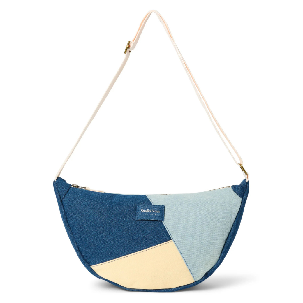 Levně STUDIO NOOS Ledvinka - Denim Patchwork