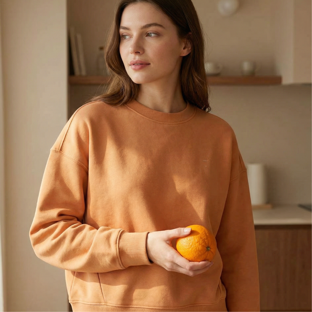 GRAY LABEL Mikina Adult GOTS -  Melon Velikost: M